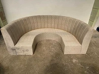 Halfronde restaurantbank - afbeelding 1 van  9