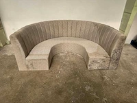 Halfronde restaurantbank - afbeelding 1 van  11
