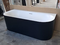 Halfvrijstaand ligbad, villeroy & boch, loop & friends, bi colour - afbeelding 1 van  5