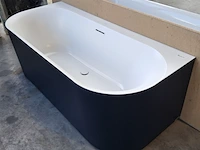 Halfvrijstaand ligbad, villeroy & boch, loop & friends, bi colour - afbeelding 2 van  5