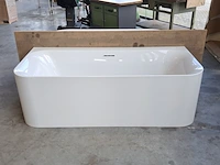 Halfvrijstaand ligbad, villeroy & boch, loop & friends, glanswit - afbeelding 2 van  6