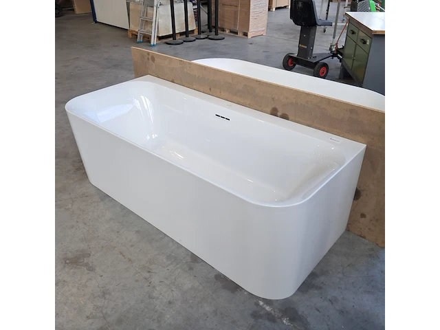 Halfvrijstaand ligbad, villeroy & boch, loop & friends, glanswit - afbeelding 3 van  6