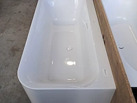Halfvrijstaand ligbad, villeroy & boch, loop & friends, glanswit - afbeelding 4 van  6