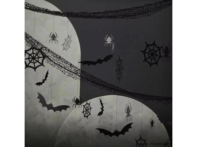 Halloween spinnenweb - afbeelding 1 van  3