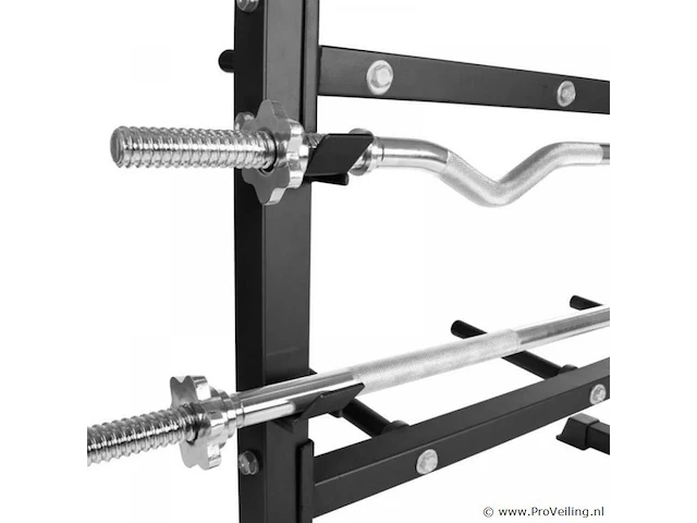 Halter-, en gewichtstandaard voor halterstang en schijven en dumbells max 300 kg - afbeelding 4 van  12