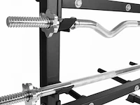 Halter-, en gewichtstandaard voor halterstang en schijven en dumbells max 300 kg - afbeelding 4 van  12