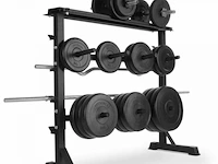 Halter-, en gewichtstandaard voor halterstang en schijven en dumbells max 300 kg - afbeelding 7 van  12