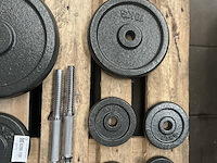 Halterset met 10 halterschijven gietijzer - afbeelding 5 van  8