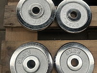 Haltersets met 23 halterschijven gietijzer - afbeelding 3 van  6