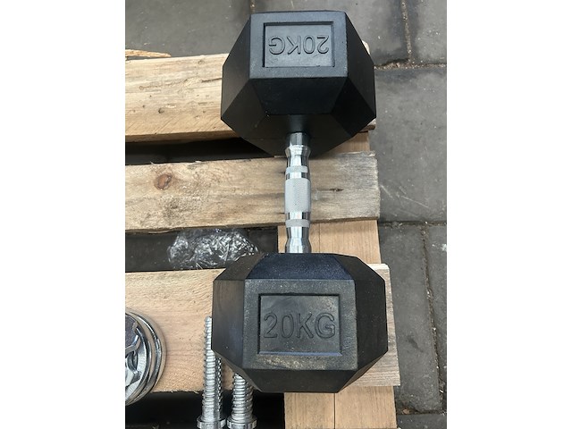 Haltersets met 23 halterschijven gietijzer - afbeelding 4 van  6