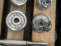 Haltersets met 23 halterschijven gietijzer - afbeelding 6 van  6