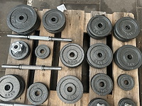 Haltersets met 51 halterschijven gietijzer - afbeelding 2 van  9