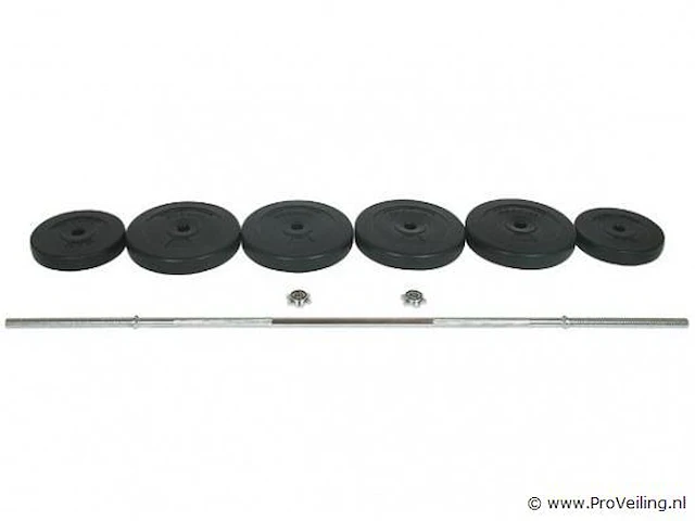 Halterstang 60kg incl. gewichten - afbeelding 3 van  3