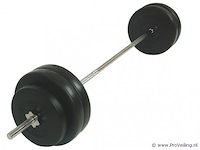 Halterstang 60kg incl. gewichten - afbeelding 1 van  3