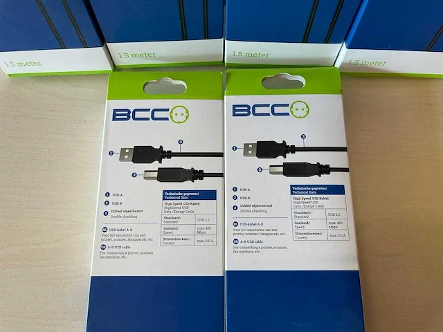 Hama / bcc - usb kabel ab 1.5 meter zwart (288x) - afbeelding 4 van  5