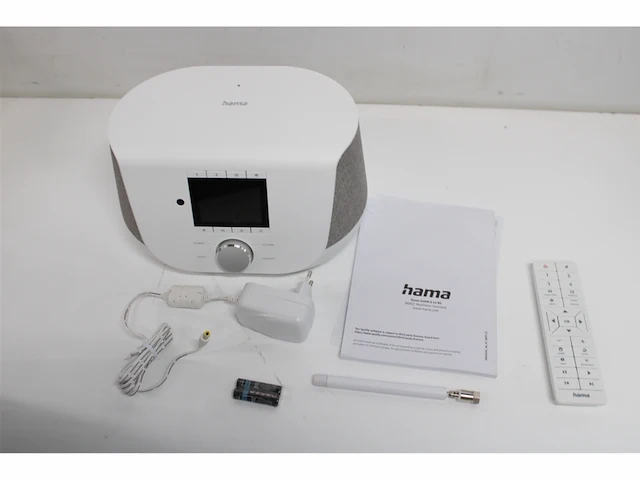 Hama dab+ digitale radio internetradio smart radio met 2-weg speaker & oplaadfunctie voor mobiele telefoon wit - afbeelding 5 van  5