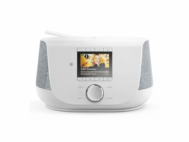 Hama digitale radio dir3300sbt, fm/dab/dab+/internetradio/app/bluetooth, wit - afbeelding 1 van  4