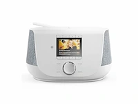 Hama digitale radio dir3300sbt, fm/dab/dab+/internetradio/app/bluetooth, wit - afbeelding 1 van  4