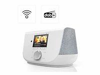 Hama digitale radio dir3300sbt, fm/dab/dab+/internetradio/app/bluetooth, wit - afbeelding 2 van  4