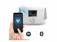 Hama digitale radio dir3300sbt, fm/dab/dab+/internetradio/app/bluetooth, wit - afbeelding 3 van  4