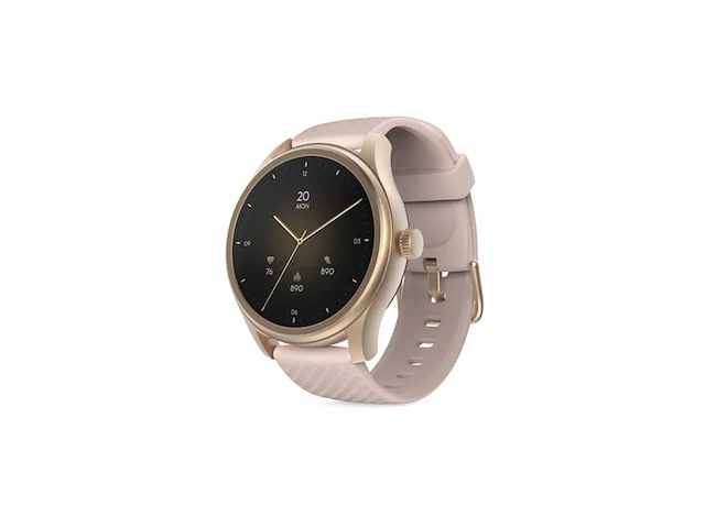 Hama smartwatch 5010 rond slaapbewaking waterdicht 1.38 inch rose - afbeelding 1 van  4