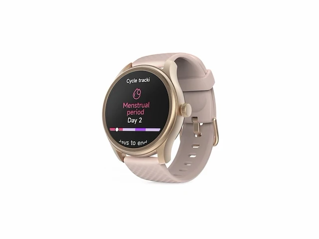 Hama smartwatch 5010 rond slaapbewaking waterdicht 1.38 inch rose - afbeelding 2 van  4