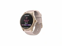 Hama smartwatch 5010 rond slaapbewaking waterdicht 1.38 inch rose - afbeelding 2 van  4