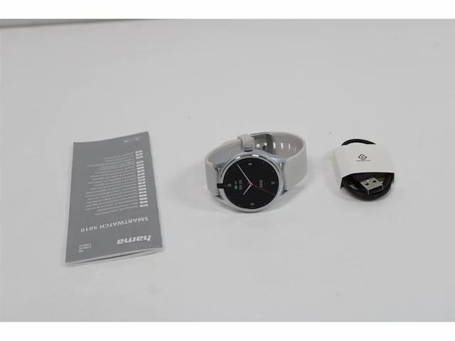 Hama smartwatch 5010 slaapbewaking rond waterdicht 46 mm zilver/grijs - afbeelding 4 van  4