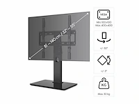 Hama tv standvoet, zwenkbaar, in hoogte verstelbaar 140 cm (55) tot 30 kg zwart - afbeelding 4 van  4