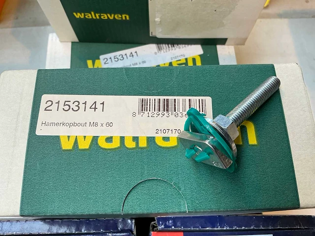 Hamerkopbouten en fasteners (13x) - afbeelding 4 van  5