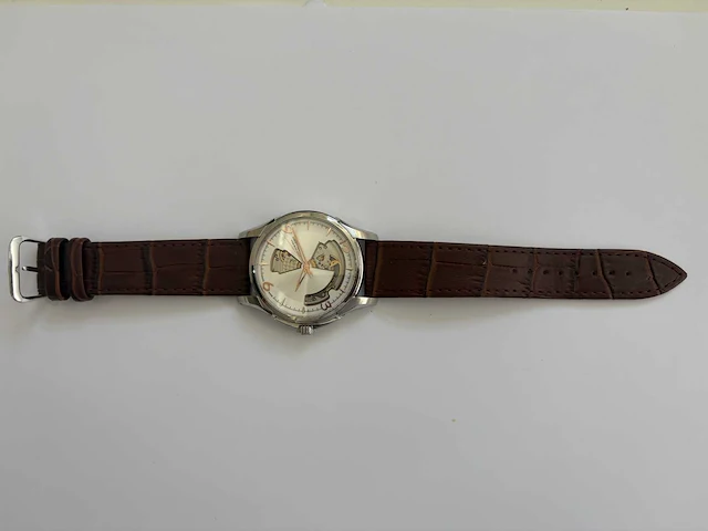 Hamilton - jazzmaster open heart - polshorloge - afbeelding 1 van  4