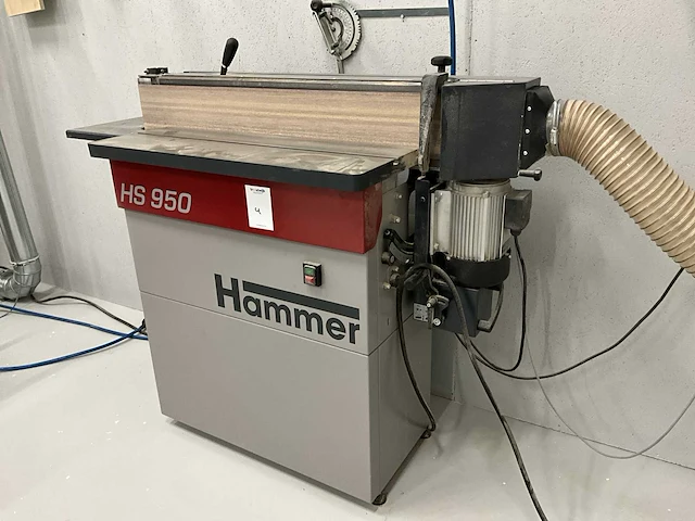 Hammer hs 950 bandschuurmachine - afbeelding 1 van  8