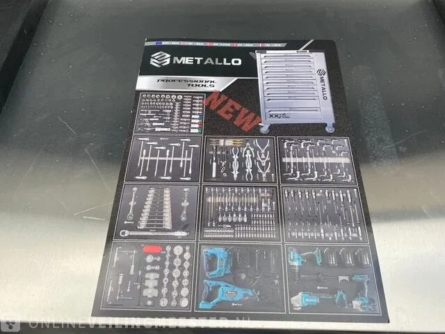 Hand- en accu-gereedschap gereedschapswagen metallo, xxxl, 2023 - afbeelding 8 van  10