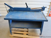 Hand guillotine schaar & plooibank - afbeelding 3 van  10