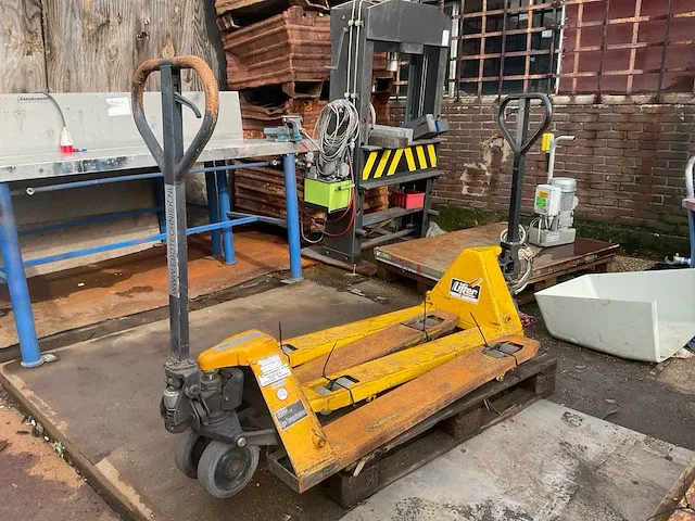 Hand hydraulische palletwagen (2x) - afbeelding 1 van  3
