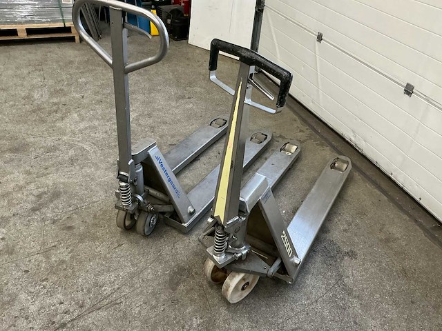 Hand hydraulische palletwagen (2x) - afbeelding 4 van  6