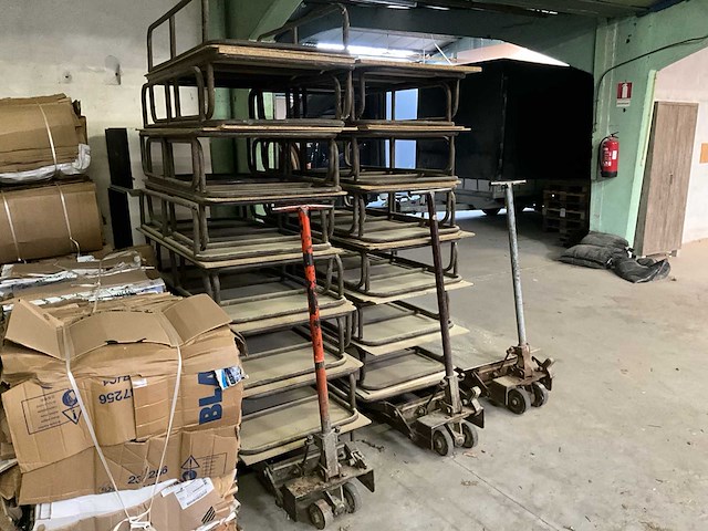 Hand hydraulische palletwagen (3x) - afbeelding 2 van  7