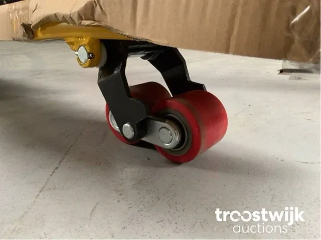 Hand hydraulische palletwagen geel - afbeelding 3 van  12
