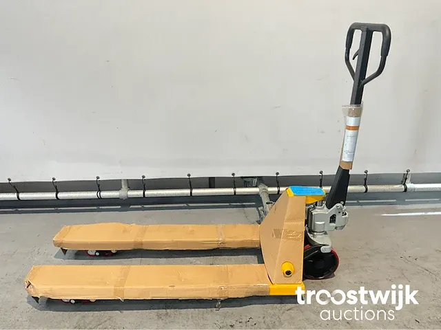 Hand hydraulische palletwagen geel - afbeelding 6 van  12