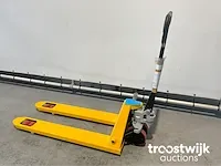 Hand hydraulische palletwagen geel - afbeelding 8 van  12
