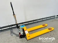 Hand hydraulische palletwagen geel - afbeelding 10 van  12