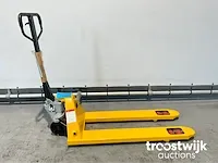 Hand hydraulische palletwagen geel - afbeelding 11 van  12