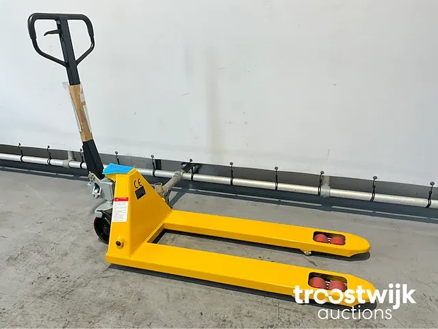 Hand hydraulische palletwagen geel - afbeelding 12 van  12