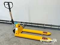 Hand hydraulische palletwagen geel - afbeelding 12 van  12