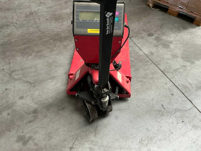 Hand hydraulische palletwagen met weegschaal - afbeelding 7 van  12