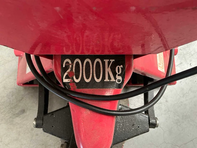 Hand hydraulische palletwagen met weegschaal - afbeelding 10 van  12
