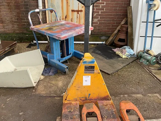 Hand hydraulische palletwagen - afbeelding 3 van  4