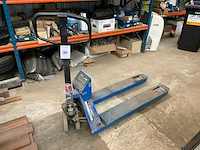 Hand hydraulische wegende palletwagen - afbeelding 1 van  4