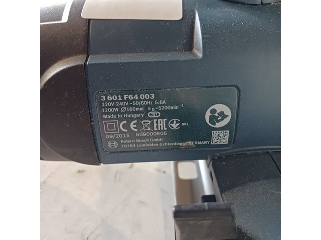 Handcirkelzaag - 230v bosch, gks 55, bouwjaar 2016 - afbeelding 7 van  9