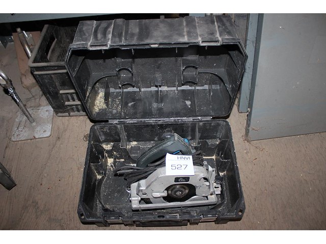 Handcirkelzaag elu in koffer. - afbeelding 1 van  4